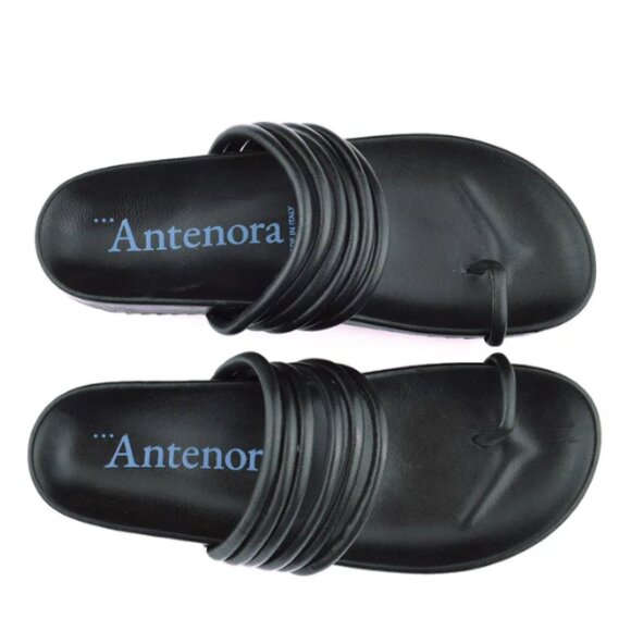 Designer Italian luxury footbed sandals, Hand made in Italy NWT SS2025